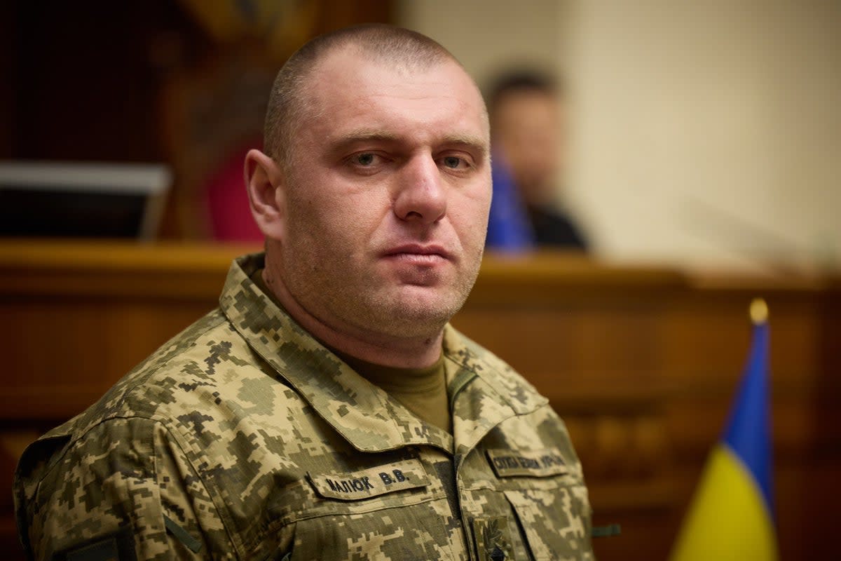 Lieutenant General Vasyl Malyuk said Ukraine had targeted ‘very many’ traitors   (Presidential Office of Ukraine)