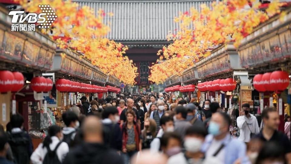 近日造訪日本的韓國旅人逐漸增加。（圖／達志影像美聯社）