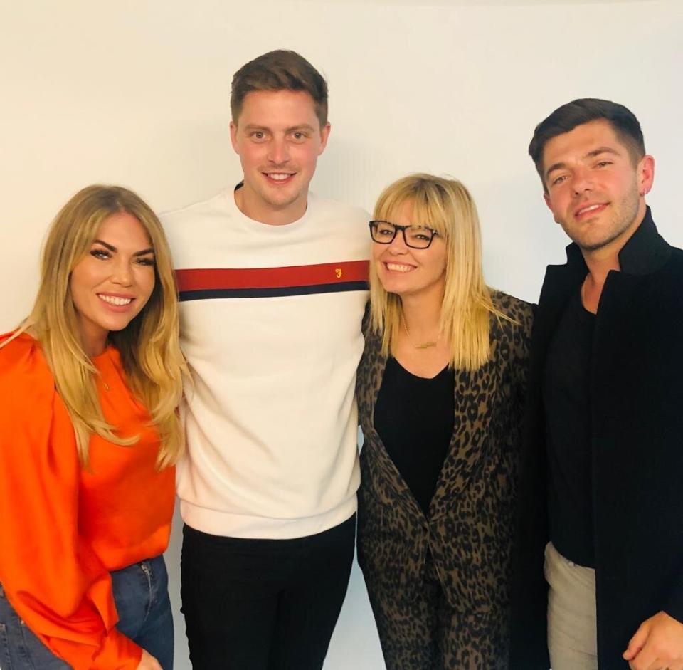 Frankie Essex, Dr Alex George, Kate Thornton and Alex Mytton (Credit: WWQT)