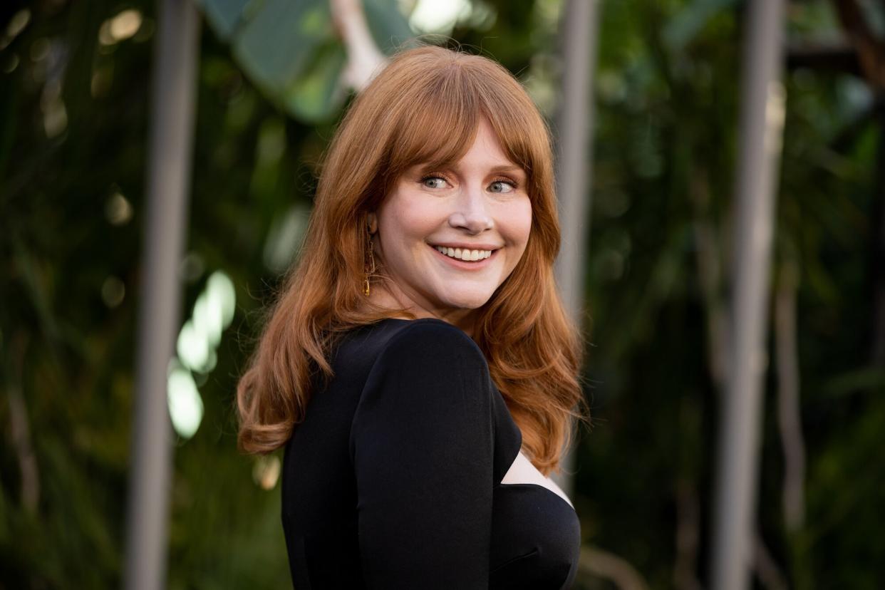 Bryce Dallas Howard arrives at the Los Angeles premiere of Universal Pictures' 'Jurassic World Dominion' on June 06, 2022 in Los Angeles, California.