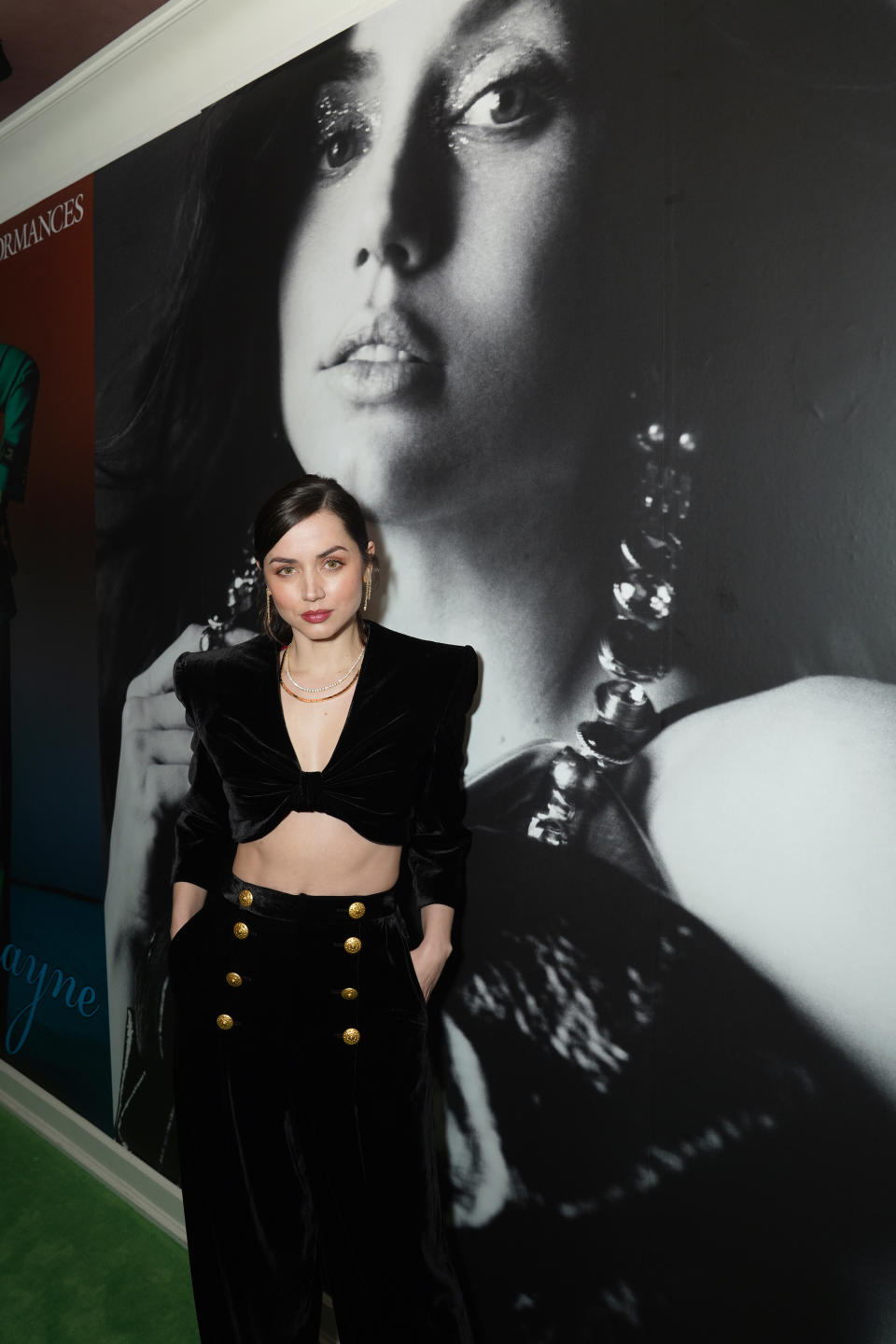 LOS ANGELES, CALIFORNIA - FEBRUARY 24: Ana de Armas attends W Magazine's Annual Best Performances Party at Chateau Marmont on February 24, 2023 in Los Angeles, California. (Photo by Presley Ann/Getty Images for W Magazine)