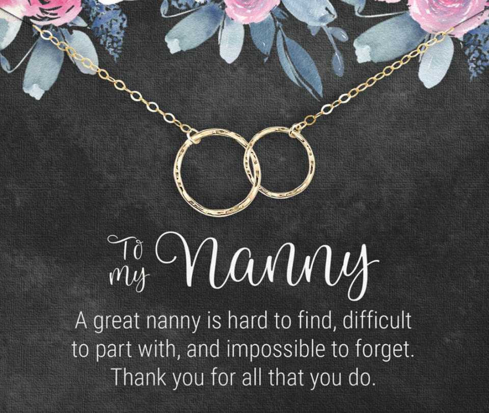 5) To My Nanny Necklace