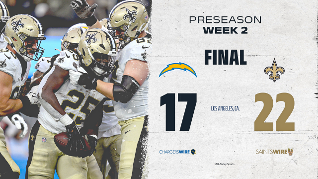 NFL Preseason: Los Angeles Chargers vs. New Orleans Saints