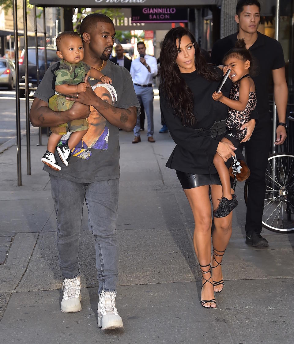 Kim Kardashian and Kanye West already have two children, North and Saint [Photo: Getty]