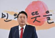 Le nouveau président sud-coréen Yoon Suk-yeol, le 20 mars 2022 à Séoul (AFP/JUNG YEON-JE)