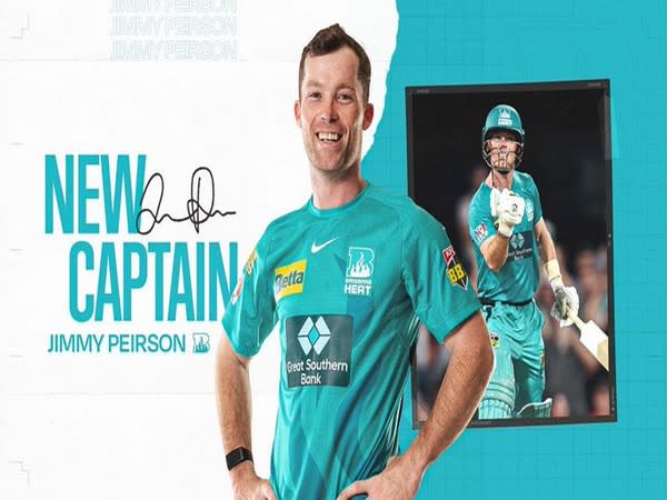 Jimmy Peirson to captain Brisbane Heat (Photo/ Brisbane Heat Twitter)