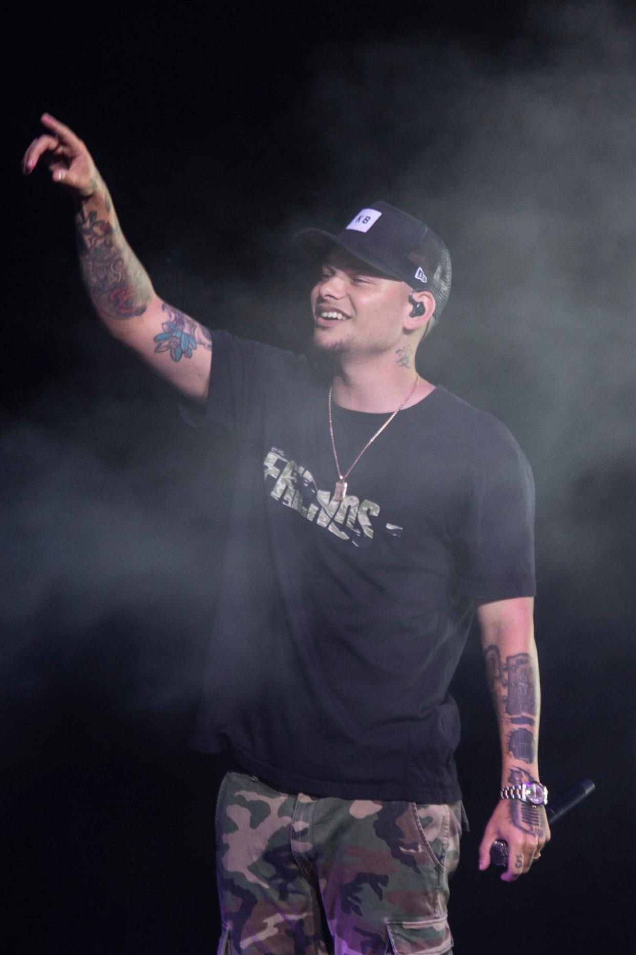 Kane Brown opened for Jason Aldean at the American Family Insurance Amphitheater on June 28, 2019.