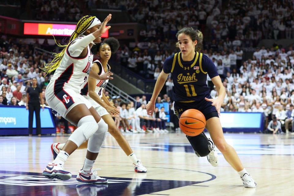 college basketball jan 27 women's notre dame at uconn