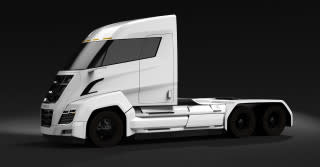 Nikola Two fuel cell semi rendering