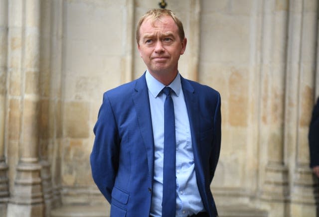 Former Liberal Democrat leader Tim Farron