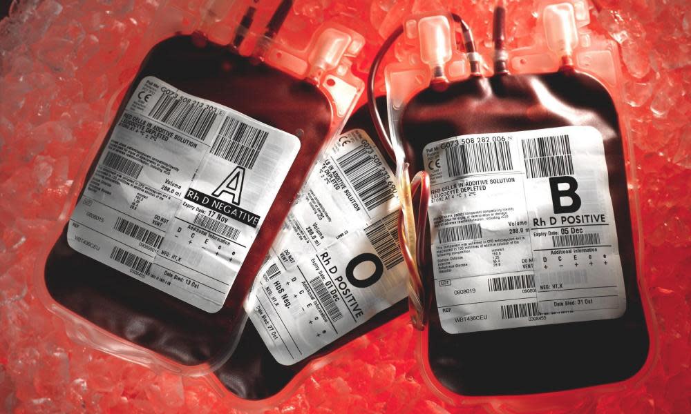 <span>Photograph: NHS Blood and Transplant/PA</span>