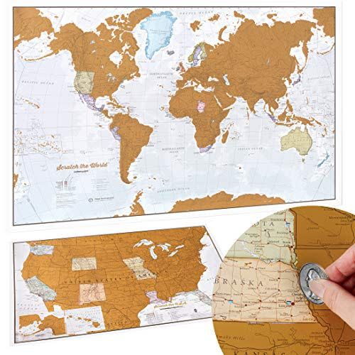 6) International Scratch-Off Map