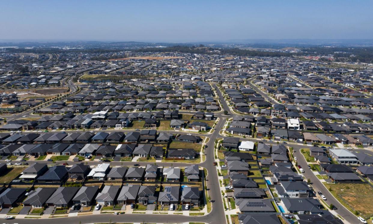 <span>About 20% of mortgage holders were deemed ‘extremely at risk’ in the report.</span><span>Photograph: Brook Mitchell/Getty Images</span>