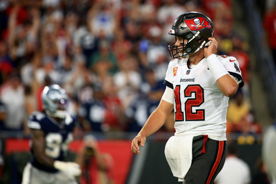 Tom Brady and the Buccaneers open their season against the Cowboys for the second straight year. (Photo by Mike Ehrmann/Getty Images)