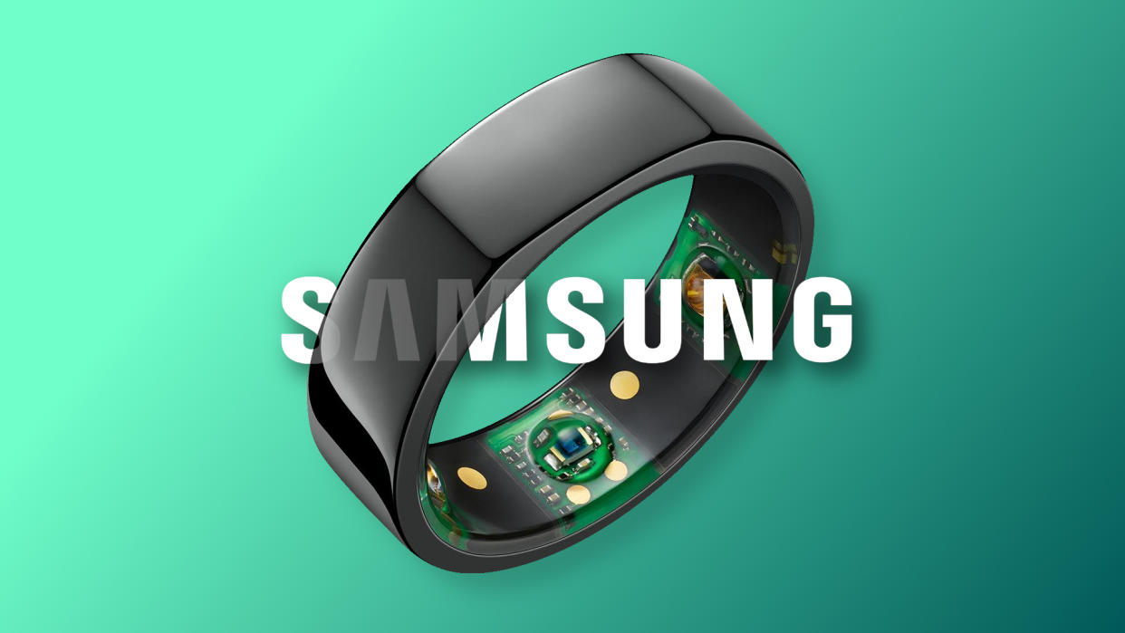  Oura Smart Ring substituting Samsung Galaxy Ring / Pulse with Samsung Logo 