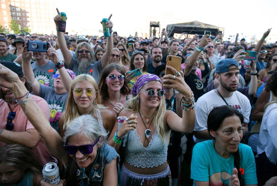 Sea Hear Now crowd watches Billy Strings perform during the 2022 festival in Asbury Park.