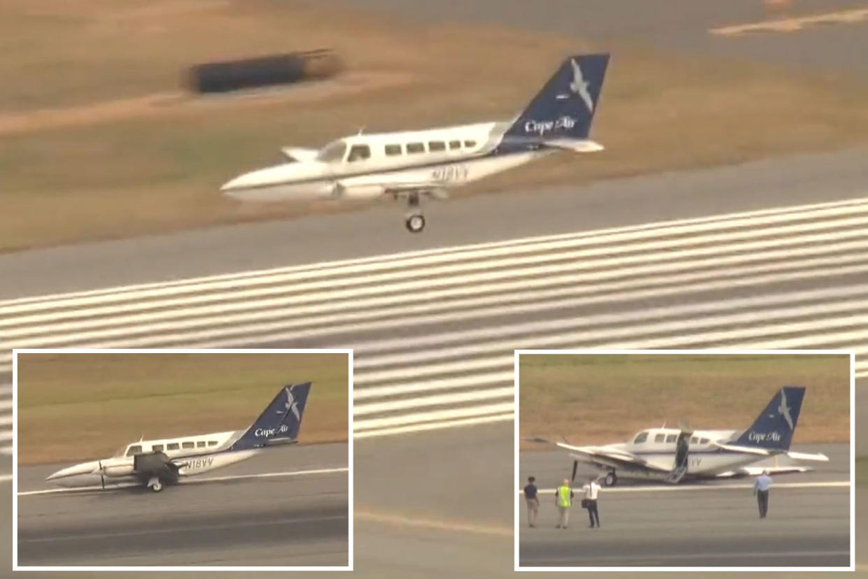 Cape Air flight's emergency landing Tuesday.