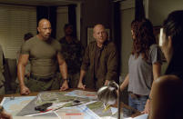 Dwayne Johnson and Bruce Willis in Paramount Pictures' "G.I. Joe: Retaliation" - 2012