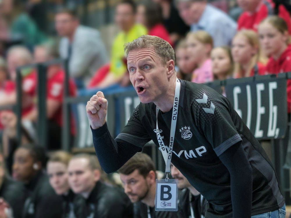 Freut sich "riesig": Trainer Jakob Vestergaard (IMAGO/Eckehard Schulz)