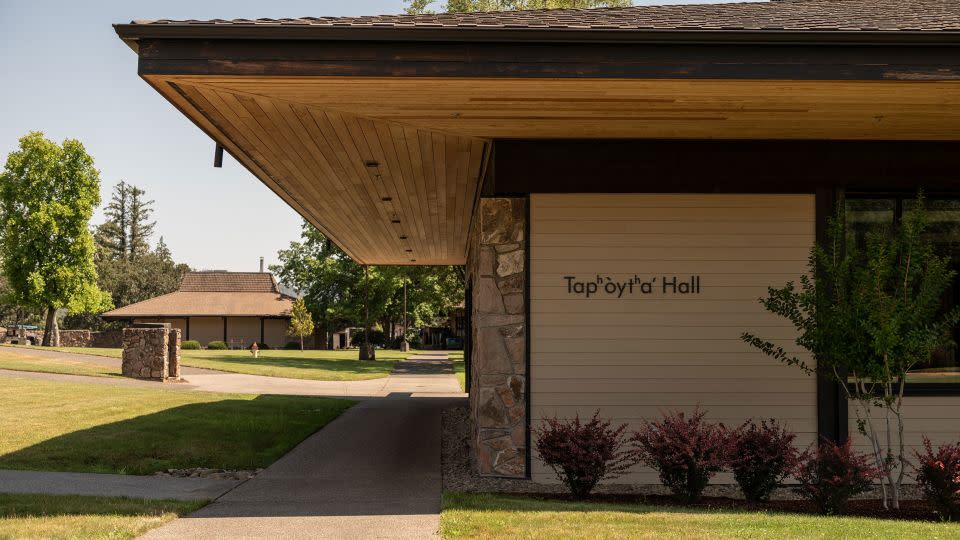Tapʰòytʰaʼ Hall replaced Snyder Hall on the Umpqua Community College campus. - Will Lanzoni/CNN
