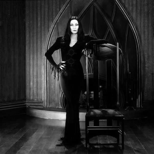 The un-Photoshopped version of the original Morticia image. Photo: Tumblr