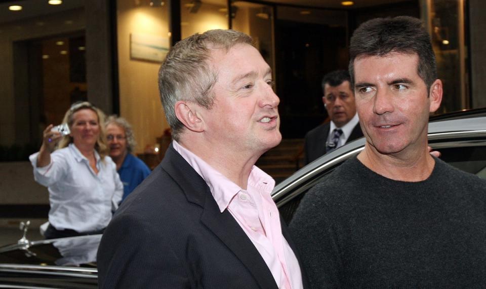 Louis Walsh had a love-hate relationship with former fellow X Factor judge Simon Cowell (Getty Images)