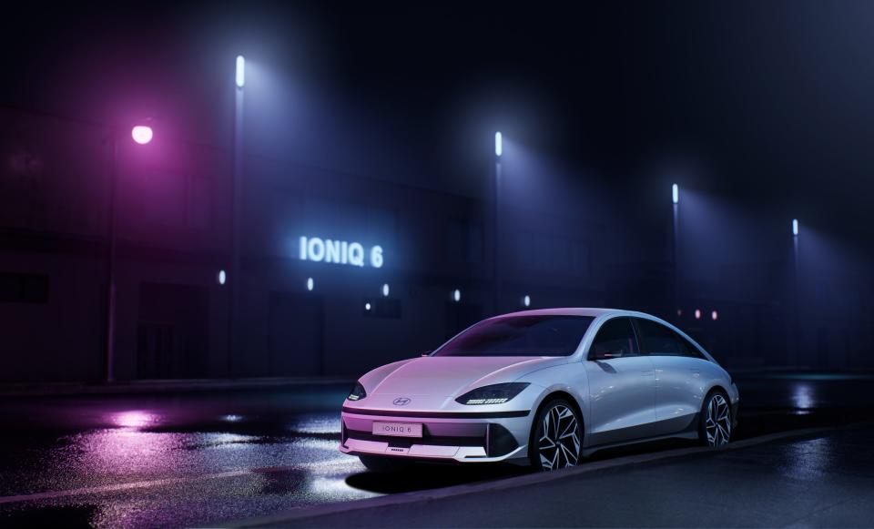 The Hyundai Ioniq 6.