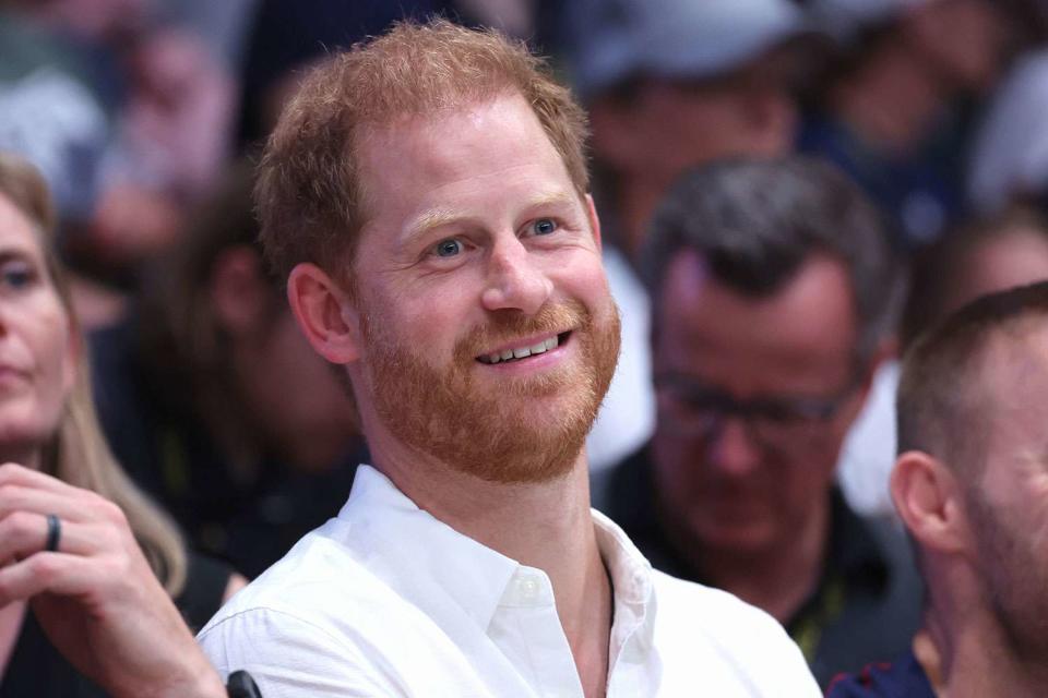 <p>Chris Jackson/Getty</p> Prince Harry in Sept. 2023 at the Invictus Games