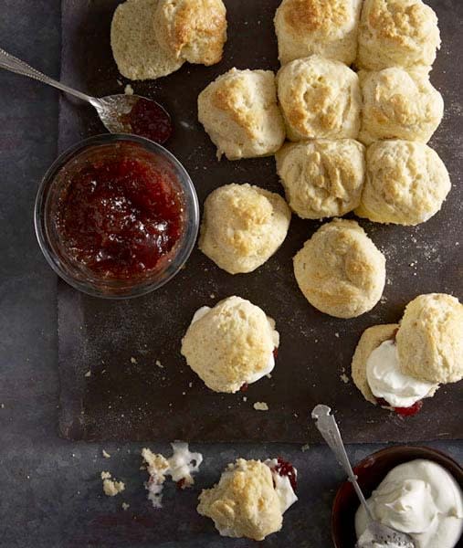 Traditional Devonshire scones