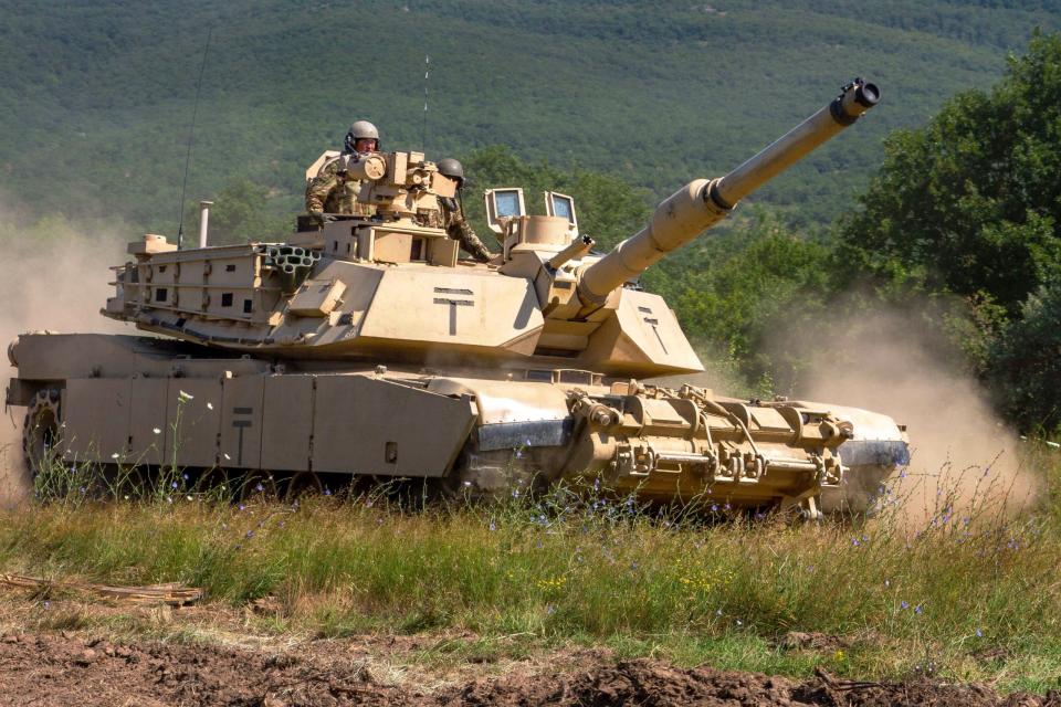 Der US-amerikanische Kampfpanzer M1 Abrams. - Copyright: picture alliance/ZUMAPRESS.com/U.S. Army