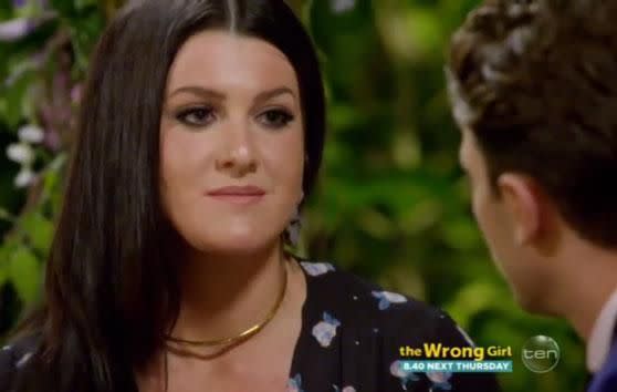 Contestant Sharlene, who was shockingly given the boot during Thursay’s episode before the rose ceremony, tells Be: “I can imagine that Georgia would be an absolutely amazing person… I wouldn’t blame him if he still had feelings for her”. Source: Channel Ten