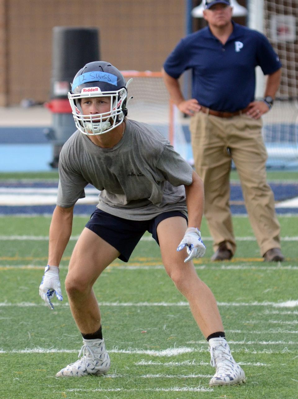 Petoskey's Trevor Swiss returns as a key piece on both sides of the ball, particularly at the safety position on defense.