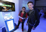 LOS ANGELES, CA - SEPTEMBER 20: Rico Rodriguez and Dylan Riley Snyder attend the Nintendo Hosts Wii U Experience In Los Angeles on September 20, 2012 in Los Angeles, California. (Photo by Michael Buckner/Getty Images for Nintendo)
