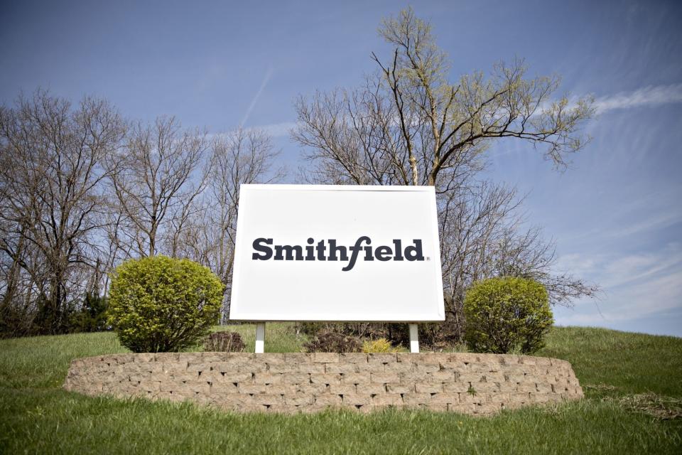 Pork Processing At A Smithfield Foods Plant