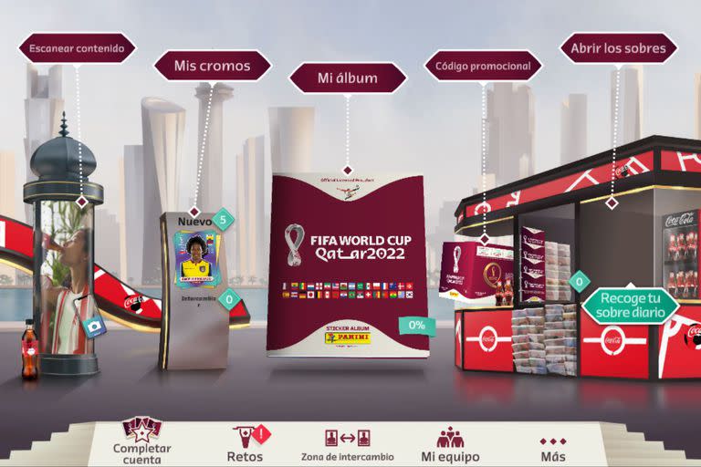 El álbum virtual del Mundial Qatar 2022 está disponible