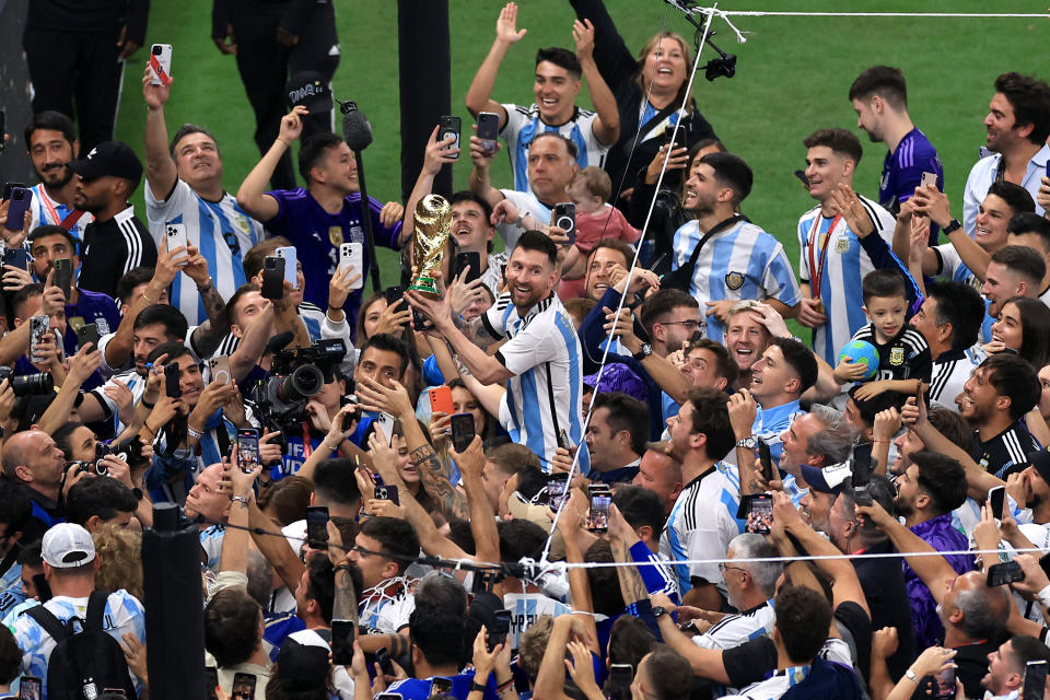 La historia de Lionel Messi en la historia de los Mundiales no podía concluir de otra maneta (Foto de: Buda Mendes/Getty Images)