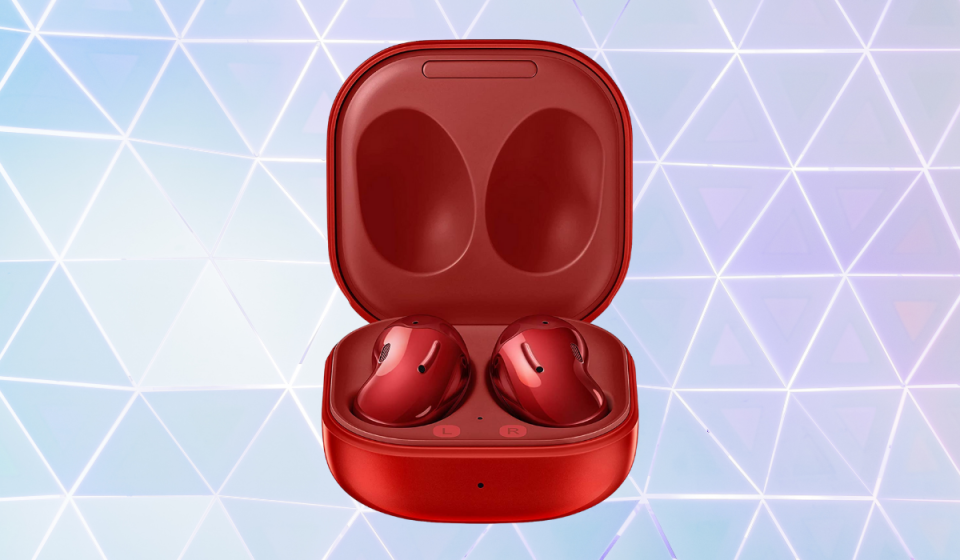You'll be seing red (but in a good way!) with these, your ticket to rockin' sound wherever you go. (Photo: Amazon)