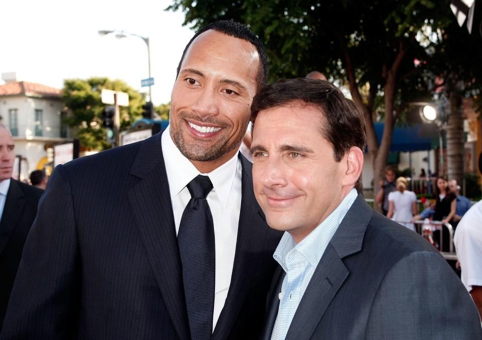 Dwayne Johnson on Steve Carell