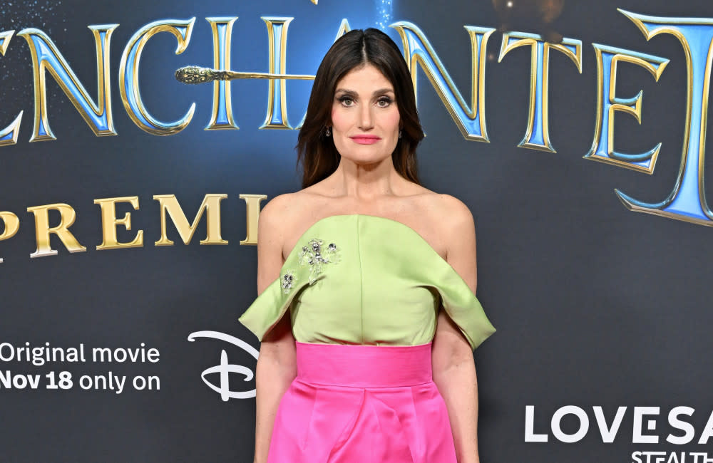 Idina Menzel was almost abandoned by an ex-boyfriend in Paris credit:Bang Showbiz