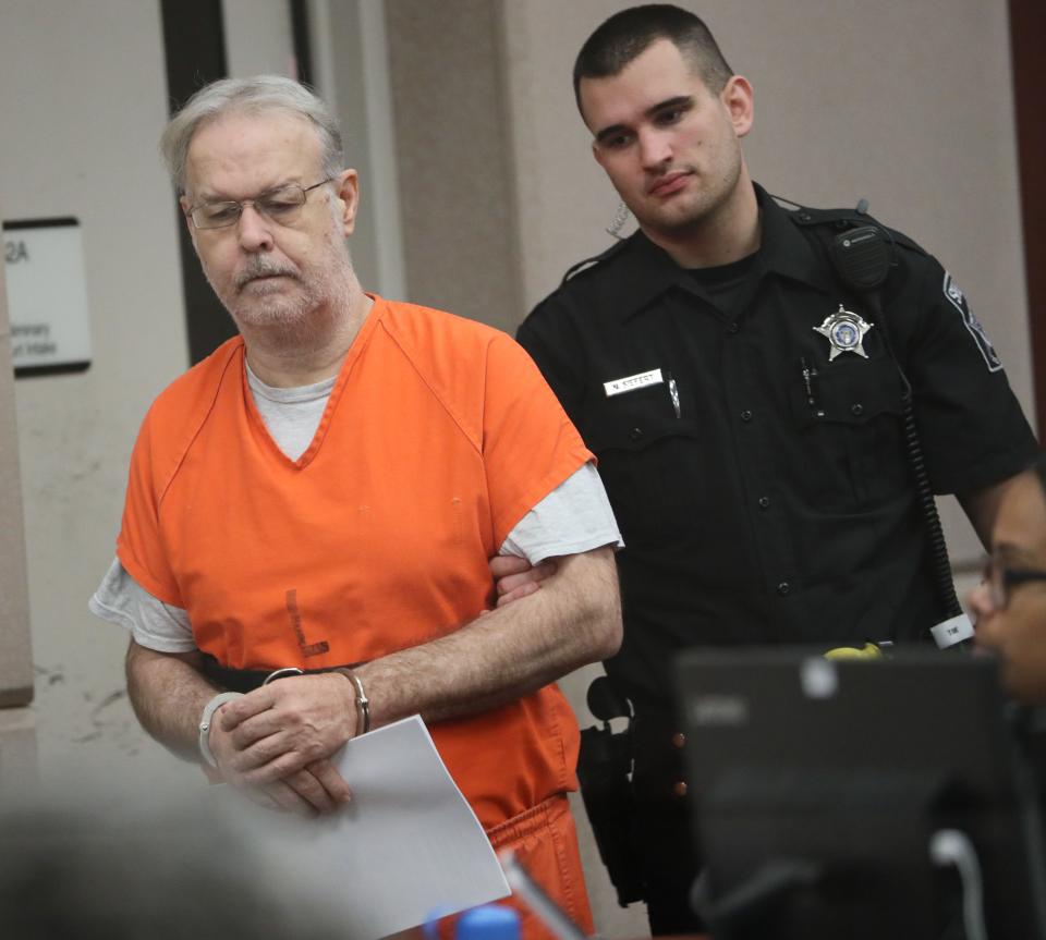 Clifton Blackwell at a 2019 court appearance.