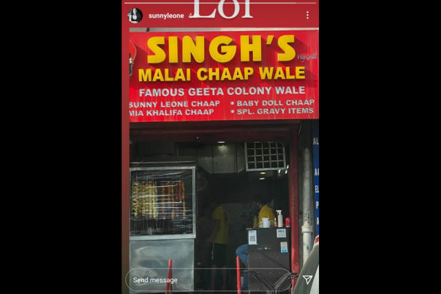 Sunny Leone Shares Picture of Restaurant's Menu; Finds Malai Chaap Named  After Her, Mia Khalifa and 'Baby Doll'!