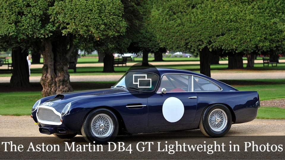 The 1960 Aston Martin DB4 GT Lightweight in Photos