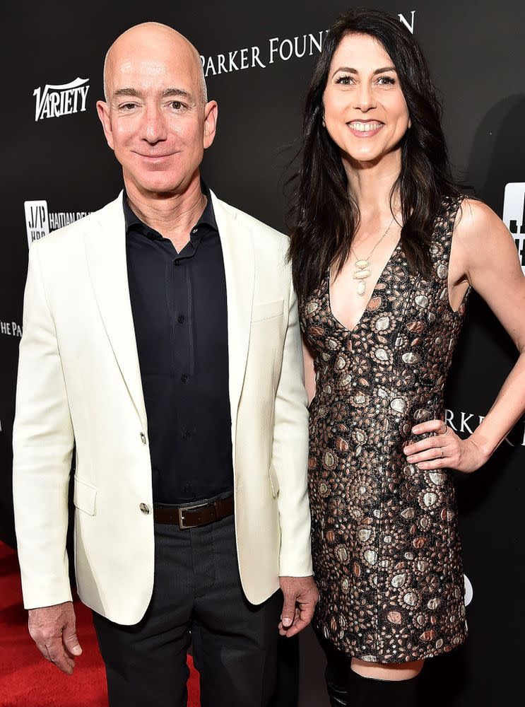 Jeff Bezos and MacKenzie Bezos