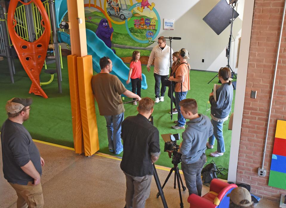 Buckeye Imagination Museum was the location of an anti-bullying campaign commercial Monday morning.