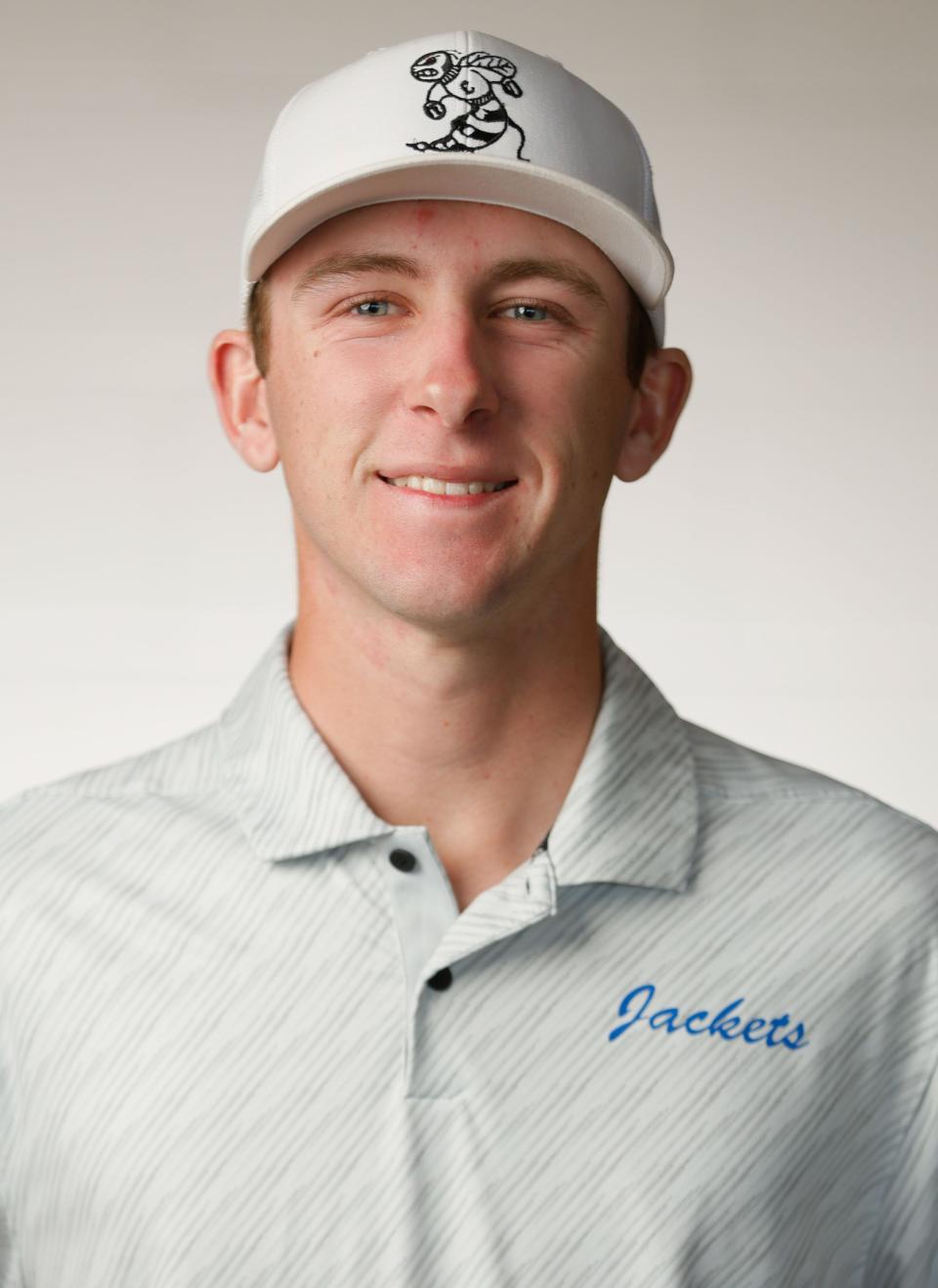 Preston Albee de Choctaw, golf masculino, aparece en la foto durante el día anual de medios deportivos de primavera de la escuela secundaria de The Oklahoman en la escuela secundaria Bishop McGuinness en la ciudad de Oklahoma, el miércoles 21 de febrero de 2024.