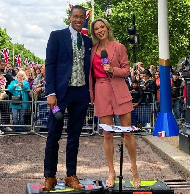 TJ Holmes and Amy Robach