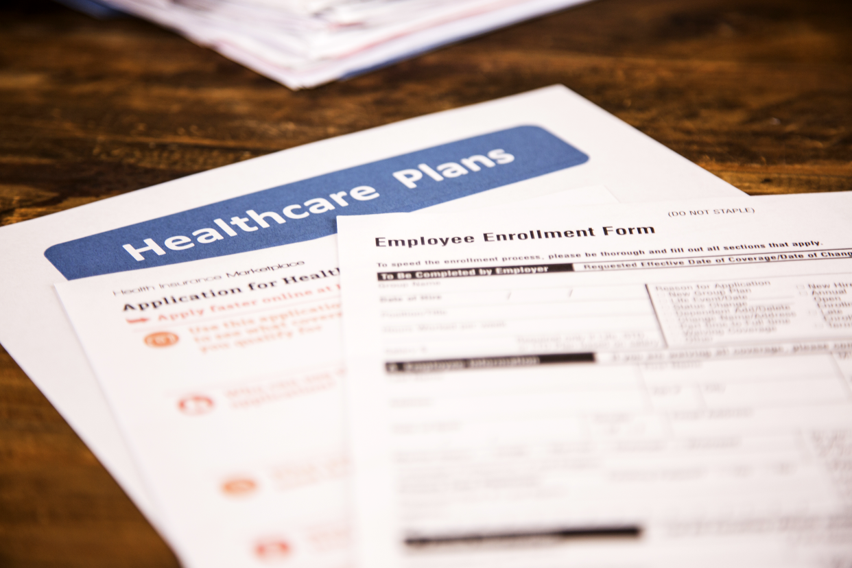 Employee health insurance papers