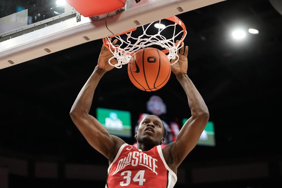 In two seasons at Ohio State, Felix Okpara averaged 5.3 points, 5.0 rebounds and 1.8 blocks while appearing in 70 games including 45 starts
