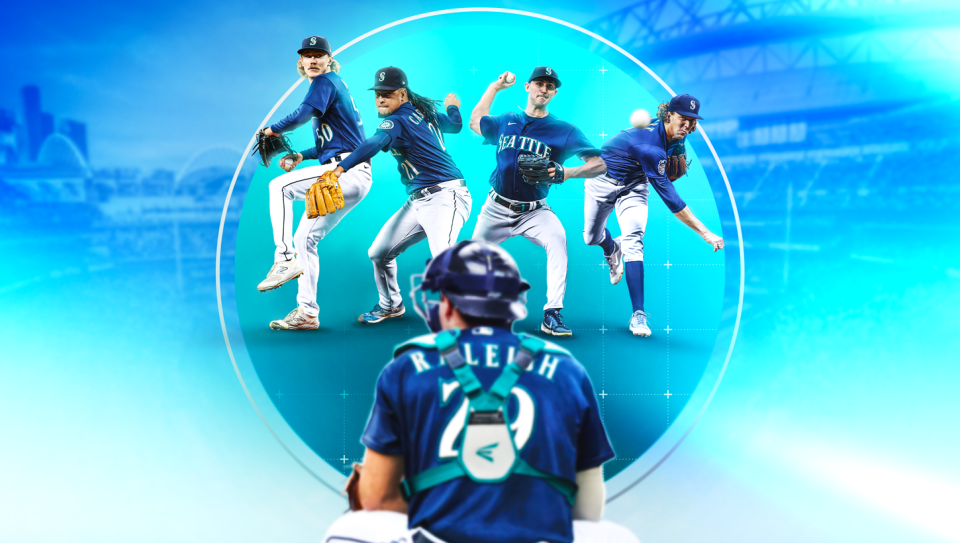 The Mariners' rotation, almost entirely homegrown, could be the best in baseball this year. (Taylor Wilhelm/Yahoo Sports)