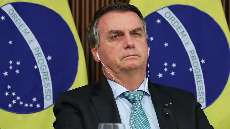 El presidente de Brasil Jair Bolsonaro